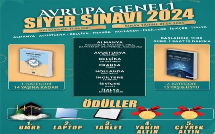 Avrupa Siyer Sınavı sonuçları açıklandı