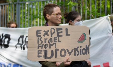 Hollanda'da kamu yayıncısına İşgalci İsrail'in katıldığı "Eurovision"u yayınlamama çağrısı