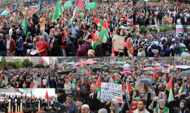 Elâzığ'da "Büyük Gazze Mitingi" düzenlendi