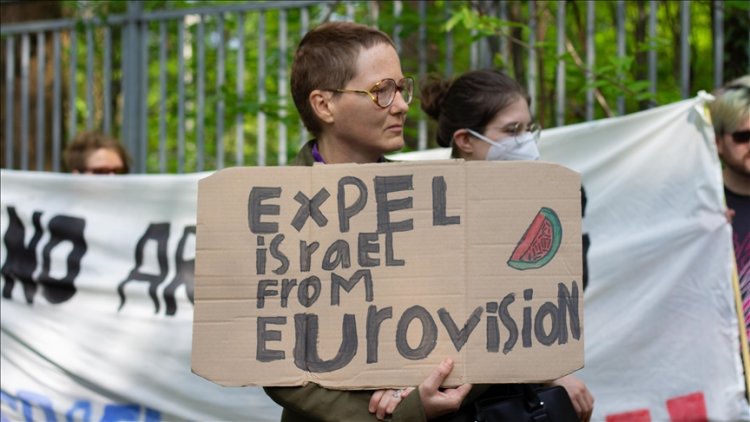 Hollanda'da kamu yayıncısına İşgalci İsrail'in katıldığı "Eurovision"u yayınlamama çağrısı