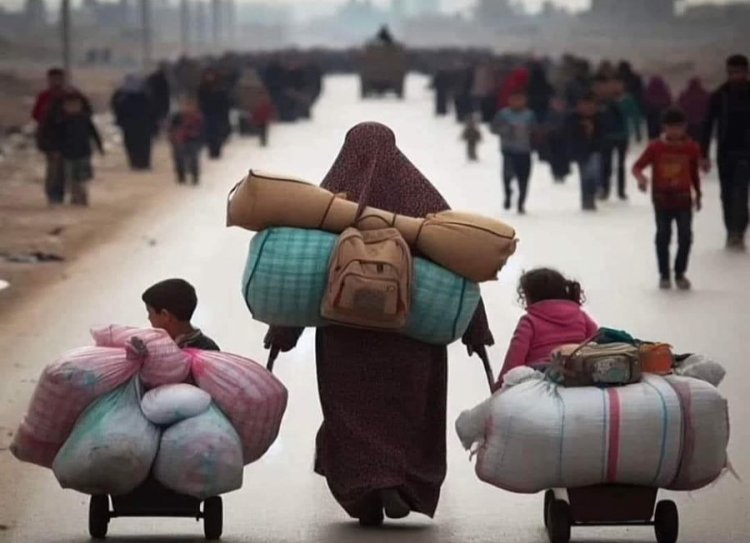 Binlerce kişi Refah'tan göçe başladı