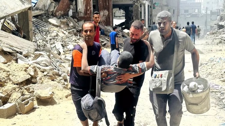 İşgal çetesinin saldırılarında şehid sayısı 35 bin 456'ya yükseldi