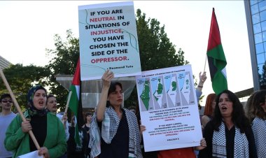 Kosova'da Filistin'e destek gösterisi yapıldı