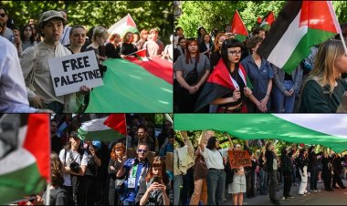 Polonyalı üniversite öğrencilerinin Gazze'ye desteği sürüyor