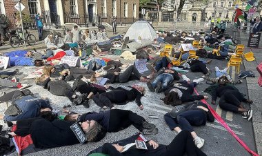 İrlanda'da Filistin'e destek gösterisi düzenlendi