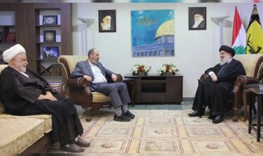Nasrallah, bi Sekreterê Giştî yê Cemaeta Îslamîye re hat cem hev