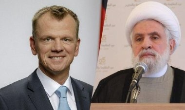 Alman istihbarat başkan yardımcısı Hizbullah genel sekreter yardımcısıyla görüştü