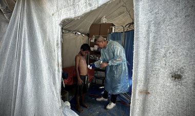 Gazze'de yerinden edilen Filistinliler, uyuz salgını tehdidi altında