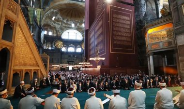 Ayasofya Camii'nin ibadete açılmasının üzerinden 4 yıl geçti