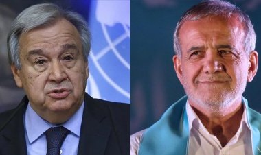 BM Genel Sekreteri Guterres'ten Pezeşkiyan'a tebrik mesajı