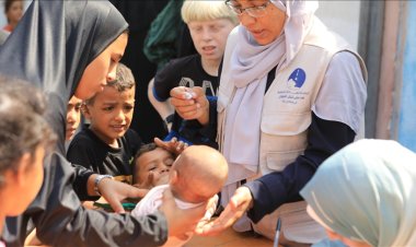 DSÖ, Gazze'de 560 binden fazla çocuk felci aşısı yapıldığını duyurdu