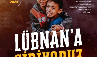 Umut Kervanı yardım çalışmaları için Lübnan'a gidiyor