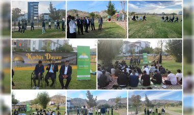 HÜDA PAR Gençlik Politikaları Başkanı Dinç, Elâzığ'da gençlerle buluştu