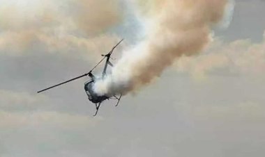 Nijerya'da helikopter düştü: 8 ölü