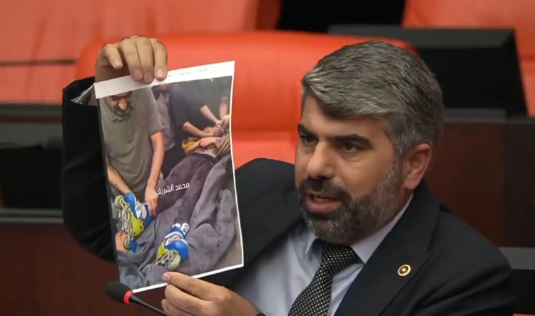 HÜDA PAR Milletvekili Dinç: Filistin'de işgalci soykırımcıların vahşeti devam ediyor