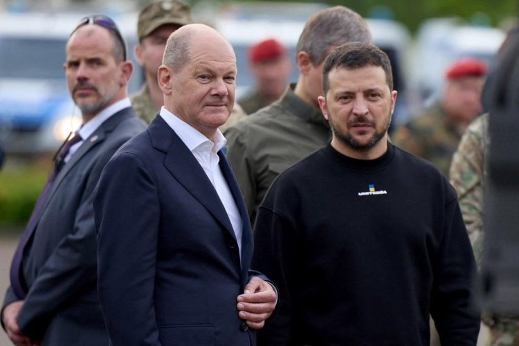 Almanya Başbakanı Scholz Ukrayna'da