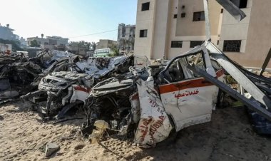 Gazze'nin kuzeyine gönderilen tıbbi malzemeler siyonist işgalcilerce bombalandı