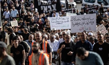 İsrail'in Ummul Fehm kentinde Gazze ve Lübnan saldırıları protesto edildi