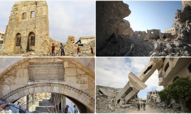 Saldırılarda Gazze'de 69, Lübnan'da 34 kültürel varlık ve miras alanı etkilendi