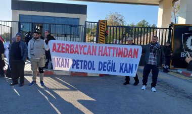 İşgalci rejime Türkiye üzerinden petrol sevkiyatı Adana'da protesto edildi