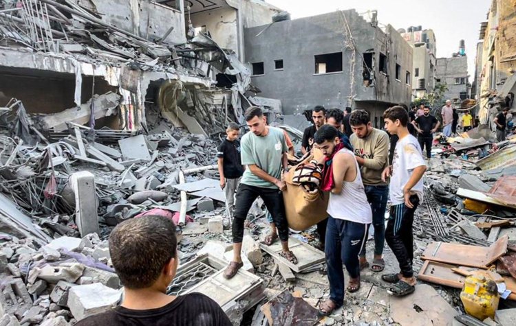 İşgalci İsrail'in saldırılarında çok sayıda Gazzeli şehit oldu