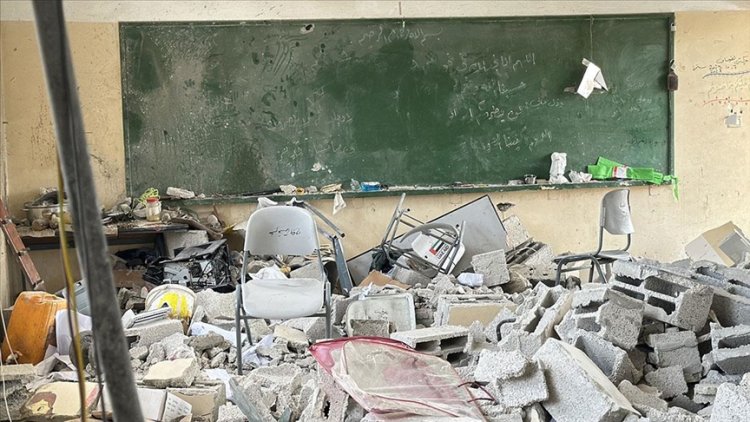 Katil İsrail, Gazze'de 7 Ekim'den bu yana 12 bin öğrenciyi katletti