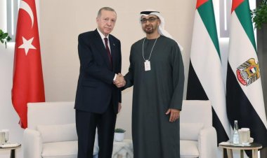 Cumhurbaşkanı Erdoğan BAE Devlet Başkanı Al Nahyan ile görüştü