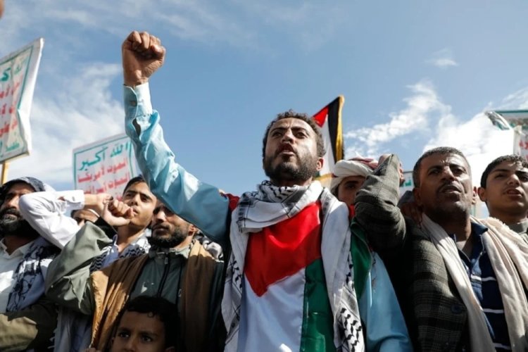 Yemen genelinde 'Gazze'ye sarsılmaz, kararlı destek' gösterileri devam ediyor