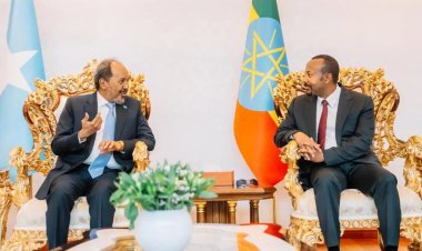 Somali Cumhurbaşkanı Şeyh Mahmud ile Etiyopya Başbakanı Ahmed görüştü