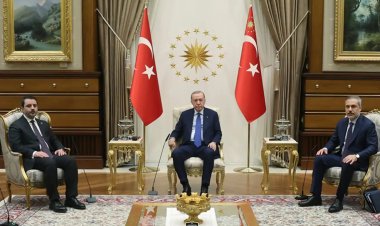 Cumhurbaşkanı Erdoğan, Suriye Dışişleri Bakanı Şeybani'yi kabul etti