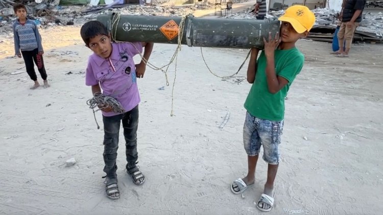 ABD'nin Gazze soykırımı için İsrail'e verdiği silahlar görüntülendi