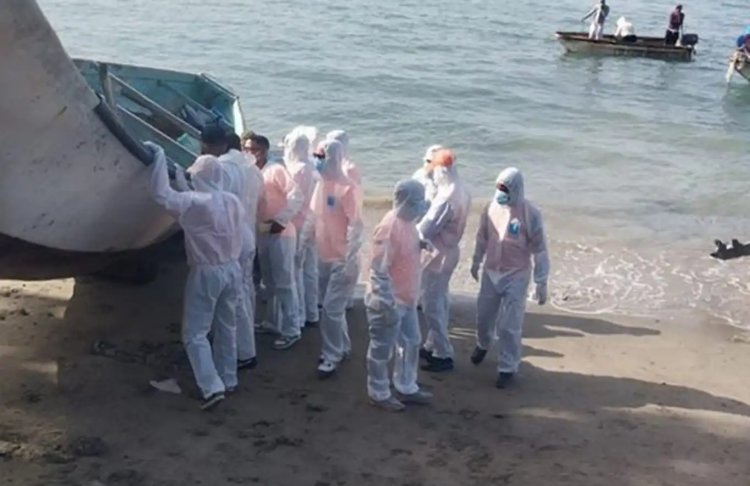 Kıyıya vuran teknede 13 ceset bulundu