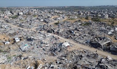 Gazze'nin Beyt Lahiya kenti tamamen harap olmuş