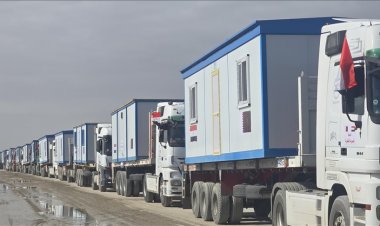 Refah Sınır Kapısı'nda bekleyen konteyner evler Gazze'ye ulaşmadı