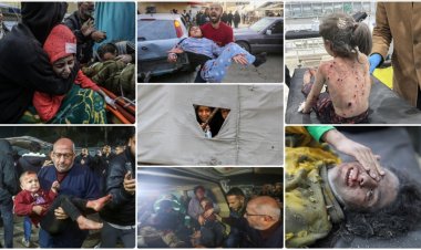 İşgalci İsrail'in saldırıları, geride acılarla dolu kadın ve çocuk bıraktı