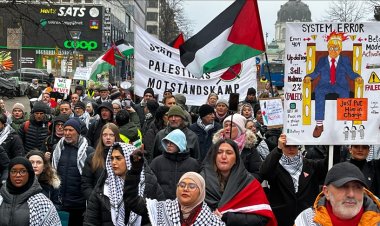 İsveç'te Trump'ın Filistin planı protesto edildi
