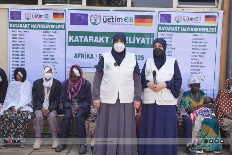 Avrupa Yetim Eli, Etiyopya'da 70 katarakt hastasını tedavi etti