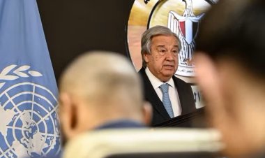 Guterres Kahire'de konuştu: Gazze’nin toparlanması işgalin son bulmasıyla mümkün olacak