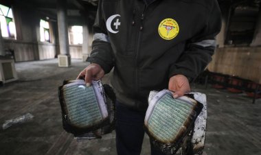 İsrail baskın düzenlediği Nablus'ta tarihi Nasr Camii'ni ateşe verdi