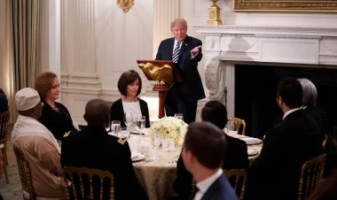 Gazze’de iftara bomba, Beyaz Saray’da şov: Trump’tan çifte standart iftarı!