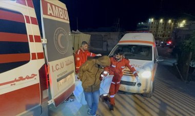 Filistin Kızılayı, Refah'ta İsrail'in kuşattığı bölgeye girmeyi başardı