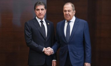 Barzani, Rusya Dışişleri Bakanı Lavrov ile Antalya'da görüştü
