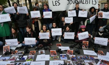 Fransız gazetecilerden Gazze’de hedef olan meslektaşlarına destek