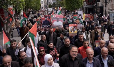 Batı Şeria'da 'Filistin Esirler Günü' münasebetiyle gösteriler düzenlendi