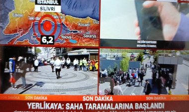 İstanbul'da 6,2 büyüklüğünde deprem