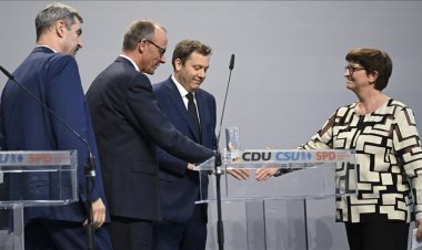 Almanya'da Sosyal Demokrat Parti, Hristiyan Birlik partileriyle koalisyon anlaşmasını onayladı