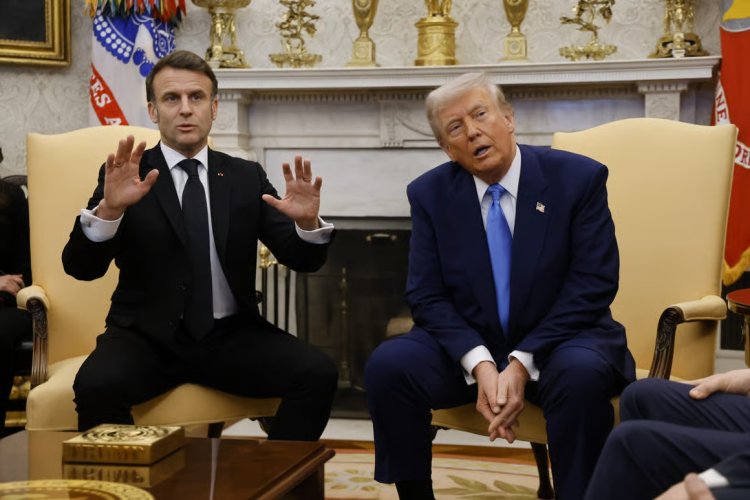 Macron: Trump'ın yeni gümrük tarifeleri "sert ve yersiz"