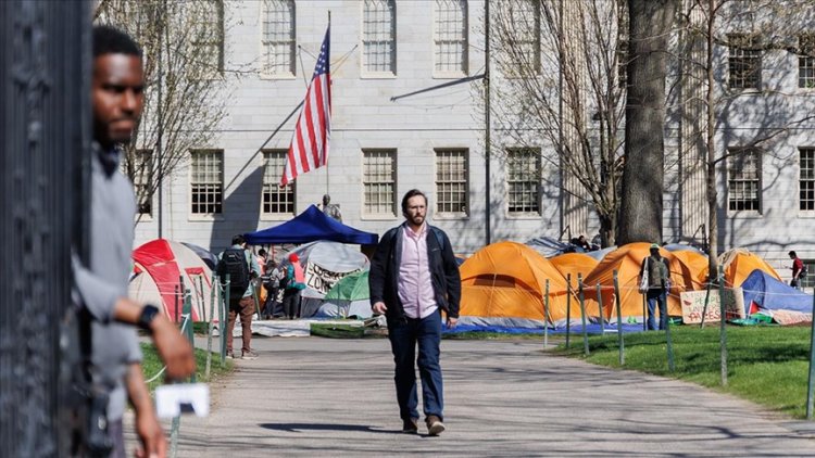 Harvard, Filistin'e destek veren öğrenci komitesinin etkinliklerini askıya aldı