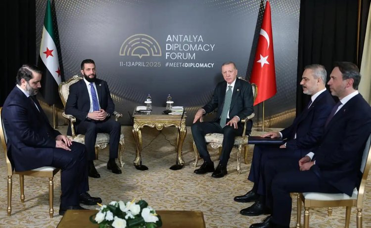Cumhurbaşkanı Erdoğan, Suriye Cumhurbaşkanı Şara ile görüştü