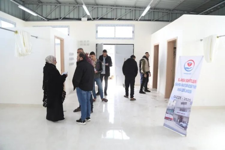 Gazze’de umudun adı: Yetimler Vakfı’ndan Aksa Hastanesi’ne sahra hastanesi desteği